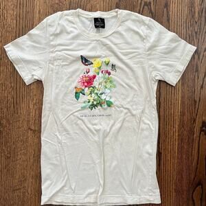 New Peace Collective Graphic Butterfly T Shirt - Small - Made in Canada